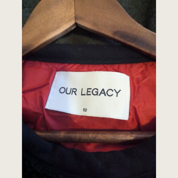 OUR LEGACY - Black teddy sweater - Sz 52 - Picture 5 of 8